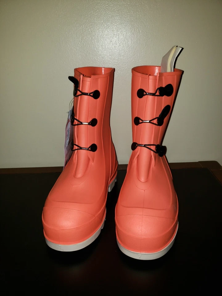 Tingley 82330 HazProof Steel Toe BOOTS Orange Cream Sure Grip Outsole Size 10