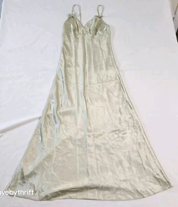 Vintage Valentino Intimo Lace Nightgown Maxi Dress 70s Women's Small Cottage - Picture 1 of 15