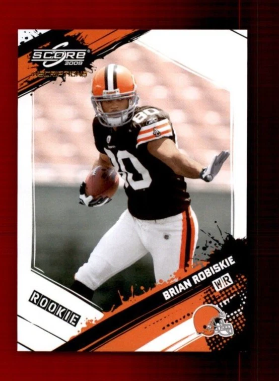 2009 Score Inscriptions #318 Brian Robiskie RC 043/999 - Image 1 of 2