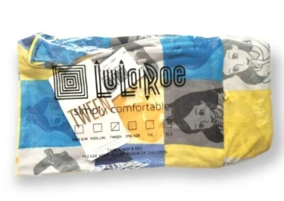 Lularoe Disney Alicia en el País de las Maravillas Tween Leggings Azul Amarillo Gris Carbón ¡NUEVO! Foto 1 de 3