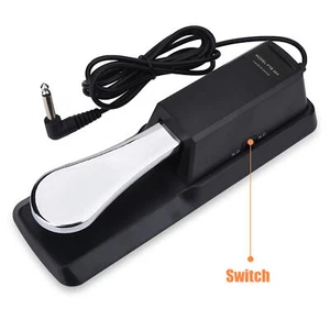 YAMAHA, CASIO kontinuierliches Klavierstil Sustain Pedal mit 1,6m Kabel - Bild 1 von 14