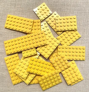 Lego® 20 Placas System Basic de 4x4 - 4x12 Amarillo (Nº 7) - Imagen 1 de 1