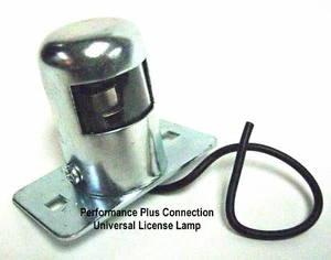 Universal License Lamp Light Assembly w/Wire Lead - Replacement Bulb Included - Picture 1 of 3
