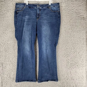 Chicos Jeans Damen 4 kurz US 20 Petite So Slimming blau Stretch Bootcut - Bild 1 von 13