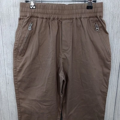 Varley Pants Womens Small Fossil Marbern Tapered Cuff Soft Cotton Twill Pockets - Image 1 of 4