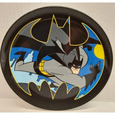 RARE VINTAGE Batman Melamine Kids Plate Dinnerware 90's - Image 1 of 2