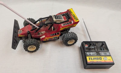 RARE  Nikko Turbo Challenger R/C car 1985 w/ controller.  tested & works - Image 1 of 4