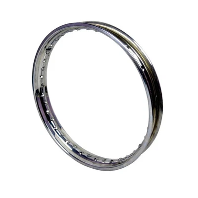 Bultaco Pursang - 21 x 1.60 - (74-81) Full Width Hub - Stainless Steel Front Rim - Image 1 of 2