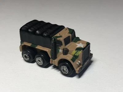 1.3 INCH 1989 Military Cargo Truck Funrise Micro Galoob 1/150 Plastic Mint Loose - Image 1 of 4