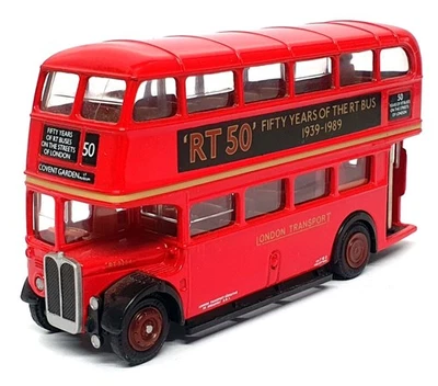 EFE 1/76 Scale 101003C - AEC Regent RT D/Deck London Bus R50 - Red - Image 1 of 4