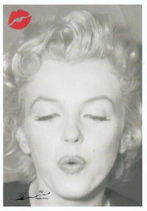 Postkarte : Marilyn Monroe mit Kussmund - Picture 1 of 1