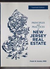 PRINCIPLES & PRACTICES OF NEW JERSEY REAL ESTATE 20TH EDITION - UNUSED