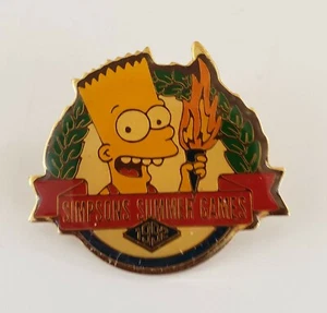 "THE SIMPSONS" 20. JAHRHUNDERT FOX BART SIMPSON OLYMPISCHE SPIELE ANSTECKNADEL - KOSTENLOSER VERSAND!! - Bild 1 von 4