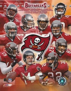 2003 TAMPA BAY BUCCANEERS 8X10 COLOR TEAM COLLAGE NFL LICENSED PHOTO FILE - Picture 1 of 1