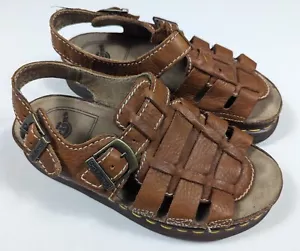 Sandalias de pescador Dr Martens England 8092 ARC marrón con hebilla de cuero para hombre 10 - Imagen 1 de 10