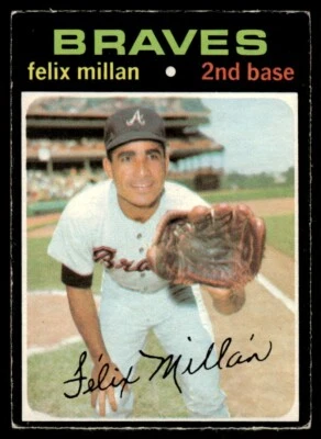 1971 O-Pee-Chee Felix Millan Atlanta Braves #81 - Image 1 of 2