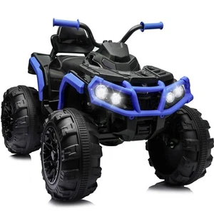 24V Kids Ride on Toy 4 Wheeler Quad Car 4-6mph Top Speed with Low&High Speed LED - Picture 1 of 10
