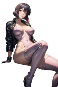 Motoko Kusanagi Ghost in the Shell Weatherproof Anime Sticker 6" Car Decal S4 - Picture 1 of 1
