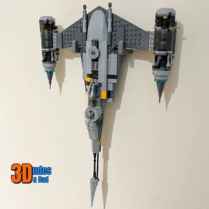 Wall Mount Bracket for LEGO Star Wars The Mandalorian's N1 Starfighter (75325) - Picture 1 of 9