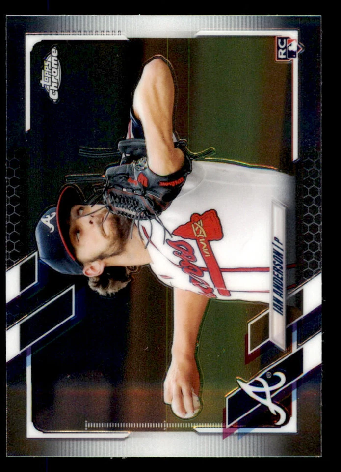 2021 Topps Chrome #6 Ian Anderson RC - Image 1 of 2