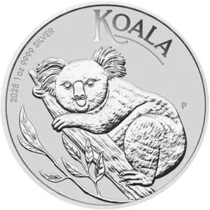 Australia 1 $ 2025 Koala 1 uncja srebra 999 Perth Mint BU - Zdjęcie 1 z 9