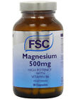 FSC Magnesium 500mg High Potency with Vitamin B6 90 Capsules
