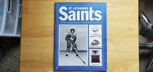 St Catherines Saints Rochester Americans program 11 17 1983 Mike Kaszycki AHL - Picture 1 of 5