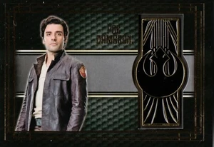 Star Wars The Last Jedi, Poe Dameron (Resistance) Emblem Card BG-PR #62/99 - Picture 1 of 2