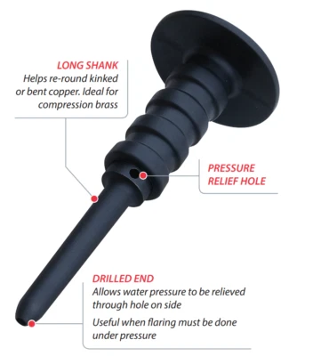 Knuckle Saver Hammer Flaring Rounding Tool for 1" K Copper - Image 1 of 4