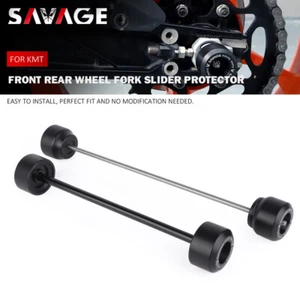 Front Rear Wheel Fork Slider Crash Protector for Duke 390 250 125 2024 2025 - Picture 1 of 12