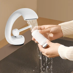 Grifo de lavabo cascada de 1 manija grifo de baño grifo mezclador monomando - Imagen 1 de 15