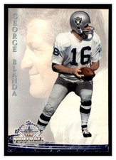 1994 Ted Williams Roger Staubach's NFL #45 GEORGE BLANDA Oakland Raiders ~G3F