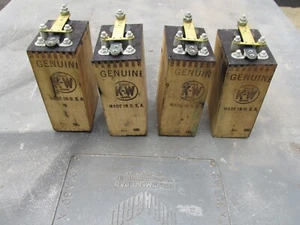 FORD MODEL T COILS GENUINE K-W MADE IN THE USA DATED AUG 1966 A SET OF 4 - Picture 1 of 3