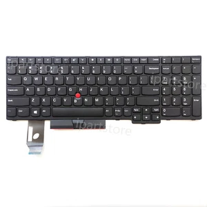 New US Keyboard No Backlit Black For Lenovo IBM Thinkpad E580 E585 L580 - Afbeelding 1 van 4