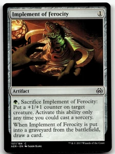 MTG Implement of Ferocity Aether Revolt 157/184 Regular Common - Picture 1 of 1