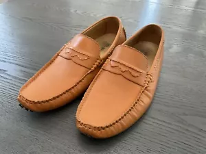 Mio Marino Herren Braun Bequem Gesprenkelt Runde Zehe Slipper Halbschuhe Schuhe 9,5 - Bild 1 von 7