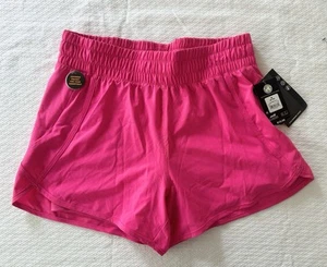 NEW Avia Womens Shorts Womens Medium M Bright Pink Elastic Waist Running Outdoor - Picture 1 of 10