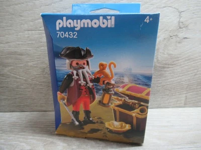 Playmobil Figuren | Special | Pirat mit Schatzkiste | Set 70432 | neu & OVP