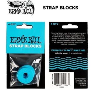 Ernie Ball Gitarrengurt Blöcke Schlösser 4 E-Bass-Akustik BLAU - Bild 1 von 11