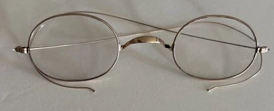 Óculos antigos vitorianos de ouro amarelo 14k 13,9 gramas - Imagem 1 de 4