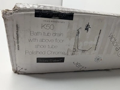 Victoria & Albert K50 Bañera Independiente Drenaje Sobre Piso Cromo Foto 1 de 4