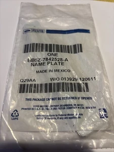 Ford Rear (ECOBOOST ) Emblem BB5Z-7842528-A genuine OEM BB5Z-7842528-A Sealed - Picture 1 of 3