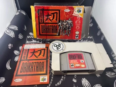John Romero's Daikatana (Nintendo 64, 2000) Auténtico Probado, Caja de Juego y Manual Foto 1 de 4