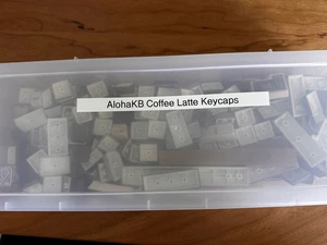 AlohaKB Coffee Latte Keycaps (All-in-One) - Picture 1 of 1