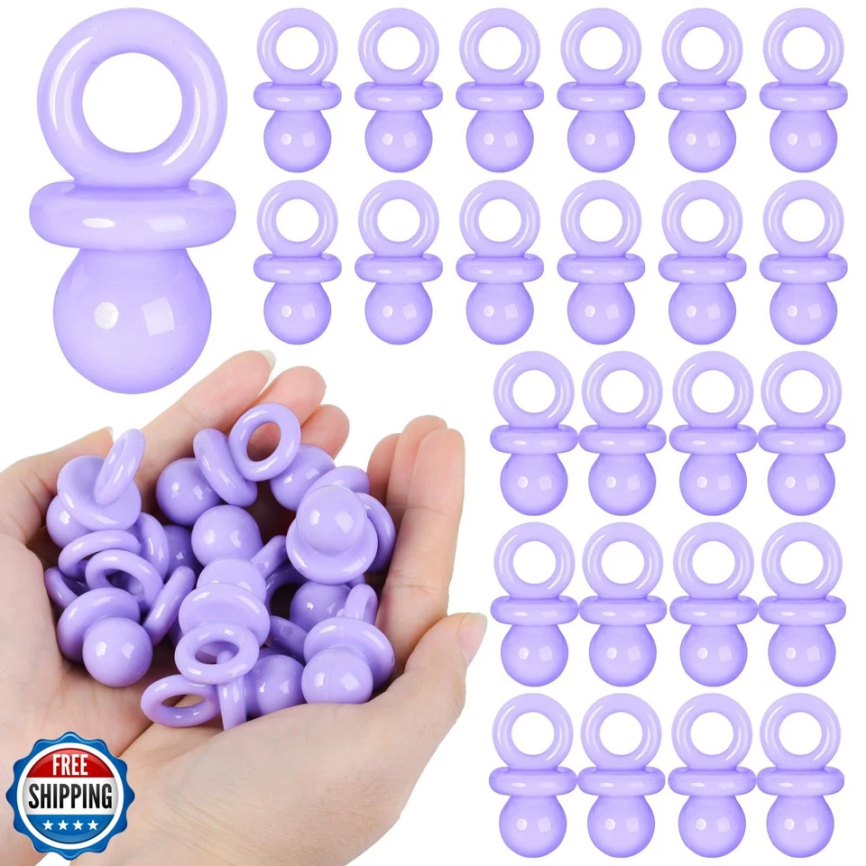 Пустышки для душа ребенка 24 шт., пластиковые соски 1,75 дюйма для игр для душа ребенка - Изображение 1 из 4