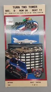 1998 Daytona 500 Ticket Stub 50th Anniversary Dale Earnhardt Winner - Picture 1 of 2