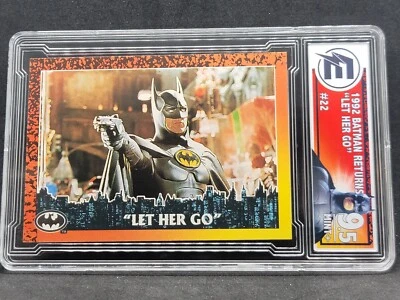 Topps 1992 Batman Returns Vintage Trading Card #22 Let Her Go EGC 9.5 - Image 1 of 2
