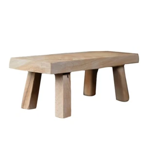 Wooden Display Stool Plant Riser Cliff Cypress Ornaments Toddler Foot - Picture 1 of 12