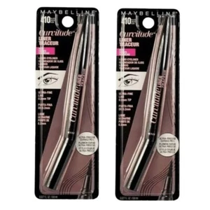 Pack of 2 Maybelline New York Curvitude Liquid Eyeliner, Black # 4102 - Picture 1 of 5
