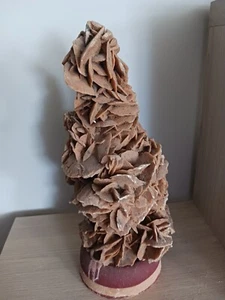 Grande Rose des sables montée sur socle - Foto 1 di 7